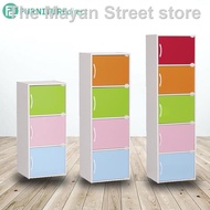 ۩✆❀BRAY colorfull color box cabinet bookcase/ storage cabinet/ ral buku/ rak buku kayu/ book shelf