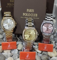 Paris Polo Club นาฬิกาผู้หญิง   สายสเตนเลส รุ่น PPC-230715