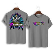 KAOS ATASAN OBLONG DEWASA PRIA LENGAN PENDEK DISTRO GAMBAR DEPAN BELAKANG KAOS 2 PESONA STROKE-744