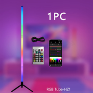 【EX hot】 1PC RGB Floor Lamp RGB Corner Floor Lamp Bedroom Ambient Lighting Scandinavian Style Color 