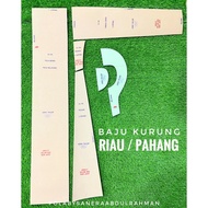 Pola Kurung Pahang / Riau { Dewasa }