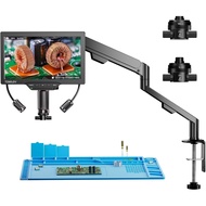TOMLOV TM3K-3D Max 2000X Digital Soldering Microscope Magnetic Dual Lens Coin Microscope with Flex A