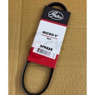 GATES 3PK525 PERODUA VIVA ELITE 1.0 CC POWER STEERING FAN BELT 100 % NEW