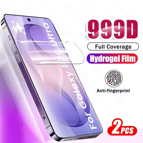 2Pcs 999D Soft Hydrogel Film For Samsung Galaxy S26 Ultra 5G Curved Screen Protector Not Glass Samso