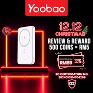 Yoobao Certified 3C MagSafe Wireless Mini Powerbank 10000mAh PD20W Fast Charging CSW20WF