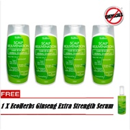 💖BUY 4 Shampoo FREE 1 Serum💖EcoHerbs Hair Re-Born Herbal Shampoo To Stop Hair Loss, Dandruff, Oily/Itchy Scalp