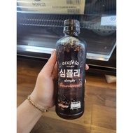 กาแฟเกาหลี อเมริกาโน่สำเร็จพร้อมดื่ม binggrae acaffera simply americano 400ml (Korea coffee)