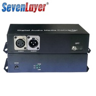 Bi-directional Balanced audio to fiber optic XLR over fiber audio fiber media converter Transceiver and Receiver