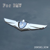 Car Metal Straw Wing Logo Angel Engine Hood D Personalized Front Mod for BMW