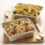 AL-31 2650C (10sets) Rectangle Aluminium Foil Container w/ Plastic Cover (16.7x13.6cm)