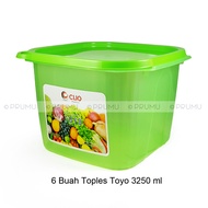 Grosir Toples Plastik 3250ml - Food Container - Sealware - Wadah Makanan - Toples Plastik Kotak - To