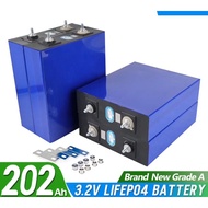 Solar Rechargeable 202Ah lifepo4 battery 3.2V Lithium Iron Phosphate cell 12v 24v battery pack Suita