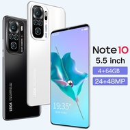 【New phone】Note10  New Smartphone 5.5 inch Mobile Phone 4GB RAM 64GB ROM 4G/5G Mobile Phone Price Discount