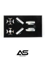 ปุ่มปรับเบาะนั่ง Porsche ตกแต่งโครเมียมใหม่ Cayenne 911 Panamera 718 Taycan อุปกรณ์ตกแต่งภายในรถยนต์