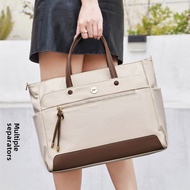 High-End Ladies Handheld Briefcase with Multiple Compartments Business Commuter 14-16 Inch Laptop Ba