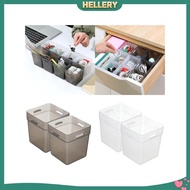 [HellerySG] 2 Pieces Refrigerator Side Door Box Fridge Organiser Refrigerator Organizer Box for Fridge Cabinets Pantry Small Items Fruits