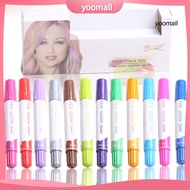 [yoomall]Professional Disposable Temporary Changing Color Hair Dye Paint Crayon Chalk Pen