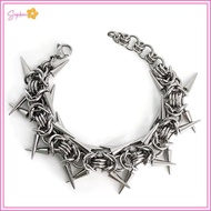 UVIGM> Punk Grunge Ro Rivet Bracelet Cool Niche Bracelet Goth Charm Jewelry Hip Hop Accessories new