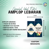 Amplop Lebaran / Amplop Lebaran Custom / Amplop Idul Fitri CUSTOM