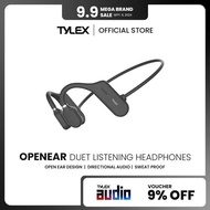 Duet TYLEX OPENEAR Listening Sports Headphones Ipx4 Sweatproof Voice Assistant Bluetooth Earphones