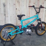 Frame Rangka Motor Sepeda BMX Cub Model Unitrack
