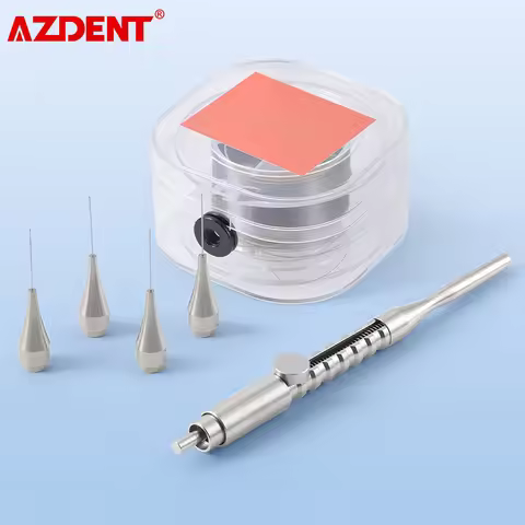 AZDENT Dental Broken Root Canal File Remover Pen Set Stainless Steel Dentist Instrument