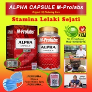 Alpha Capsule Mprolabs Original STAMINA BOOSTER LELAKI Daftar Register KKM - Tongkat Ali, Tunjuk Langit, Ubi Jaga