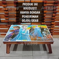 meja lipat kayu/meja lipat karakter