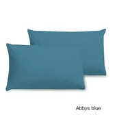 AKEMI Cotton Essentials Colour Home Divine Pillow Case 650TC/600TC (2pc) 48cm x 74cm / Bolster Case 