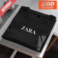 Disro - Kaos Distro Pria / Atasan T-Shirt Pria / Kaos Lengan Pendek ZARA Text PUTIH Produk Distro In