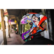 หมวกกันน็อค RD รุ่น Random CZ-R สีเทาลายบาสเก็ตบอล *ลายใหม่ล่าสุด*