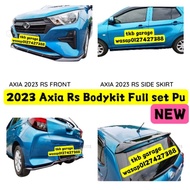 2023 Axia Rs skirt lips Bodykit Full Set Pu