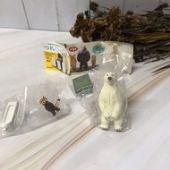 全新|🇯🇵日本帶回🇯🇵海洋堂 佐藤邦雄的動物們 小便斗篇 廁所時光 扭蛋含蛋紙 北極熊/浣熊