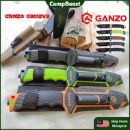 CampBoost Ganzo G8012V2 Camping Knife Survival Outdoor Knife Bushcraft Knife Ganzo Knife Ganzo Survi