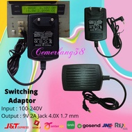 Switching Adaptor 9V 2A KODOK L Over Jack Small (4.0mm * 1.7mm)