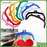 MELENE Purse Clasp Frame, Candy Color Plastic Purse Frame Kiss Clasp, Mini Bag Hardware Purse Frame 