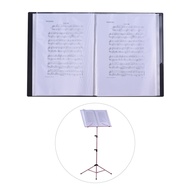 Music Sheet Score File Paper Documents Storage Folder Holder Plastic A4 Size 40 Package Pockets
