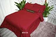 Cadar Hotel Set 8 In 1 with Comforter Tebal Bedsheet Size QUEEN / KING (SHIP FROM MALAYSIA) murah