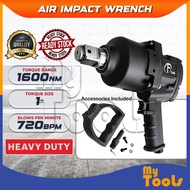 Mytools 1" Air Impact Wrench 1600Nm High Torque Twin Impact Drive Heavy Duty