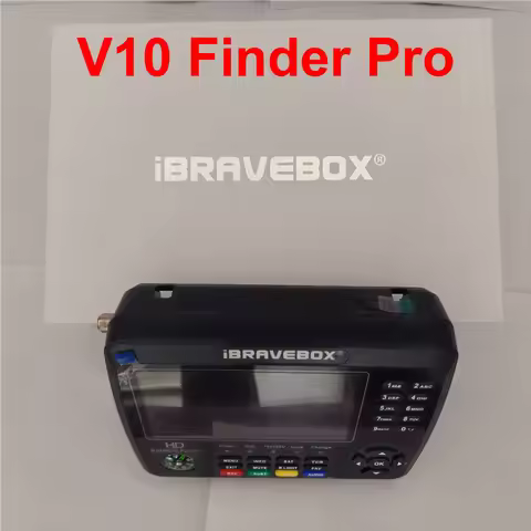 iBRAVEBOX V10 Finder Pro Satellite TV Finder Meter 4.3inch DVB-S/S2/S2X/T/T2/C/H.265 PK ST-5150 V8 F