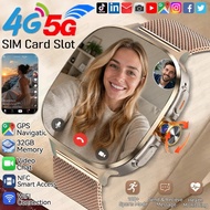 New Fashion SIM 4G/5G Smart Watch Women GPS Navigation Rotating Camera Take Photo APP Download Video