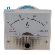 85C1-A Dc Analog Ampere Meter Panel Meter Gauge 30A Amp Gauge Current Mechanical Ammeters