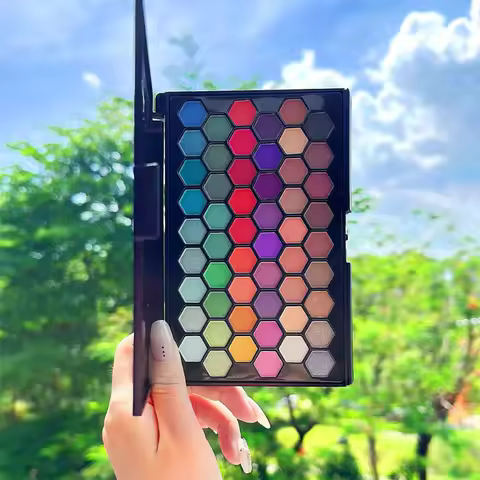 54-Color Eyeshadow Palette Pearlescent Matte Fine Shimmer Glitter Long-Lasting High-Performance Begi