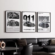 Porsche 911 GT3RS Aesthetic Car Wall Decoration Wall Display Room Decoration SportCar Hypercar Super