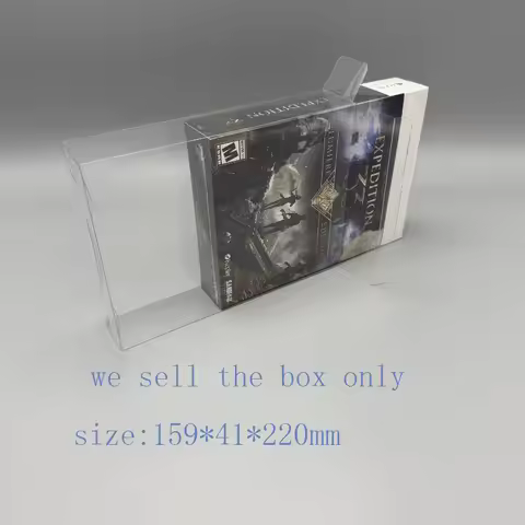 Clear Hard Protective Case for US PS5 Clair Obscur: Expedition 33 Lumière Edition Steelbook, Perfect
