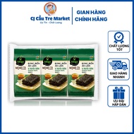 Korean Bibigo Instant Seaweed - Pack Of 3 Packs (4x3gr)