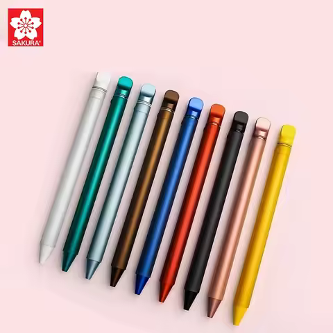 Sakura Craft Lab 002 Brass Ballpoint Pen High-quality Signature Writing Pen 0.5mm Business Gifts Off