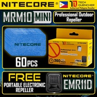 Nitecore MRM10 Mini Repellent Mats - 60pcs+Includes EMR11D- Up to 6 hours - For EMR23 EMR25