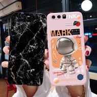 Huawei P10 / P10 Plus Cute Astronaut Marble Phone Casing HuaweiP10 P10Plus Candy Color Soft Silicone TPU Case