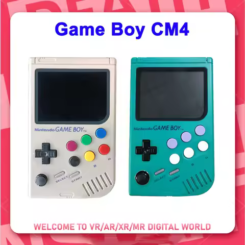 LCL PI Game Boy CM4 Retro-Pi Game Console For Nintendo Game Boy Modded by Raspberry Pi CM4 3.5-inch